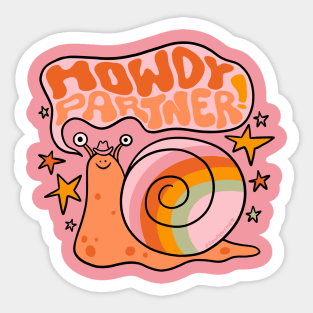 Howdy Partner Sticker